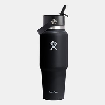 Picture of HYDROFLASK 32OZ WIDE MOUTH FLEX STRAW BLACK